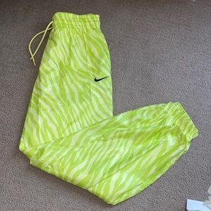Nike Lime Neone Green Zebra Print 